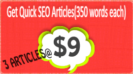 buy 3 quick unique SEO articles of good quality