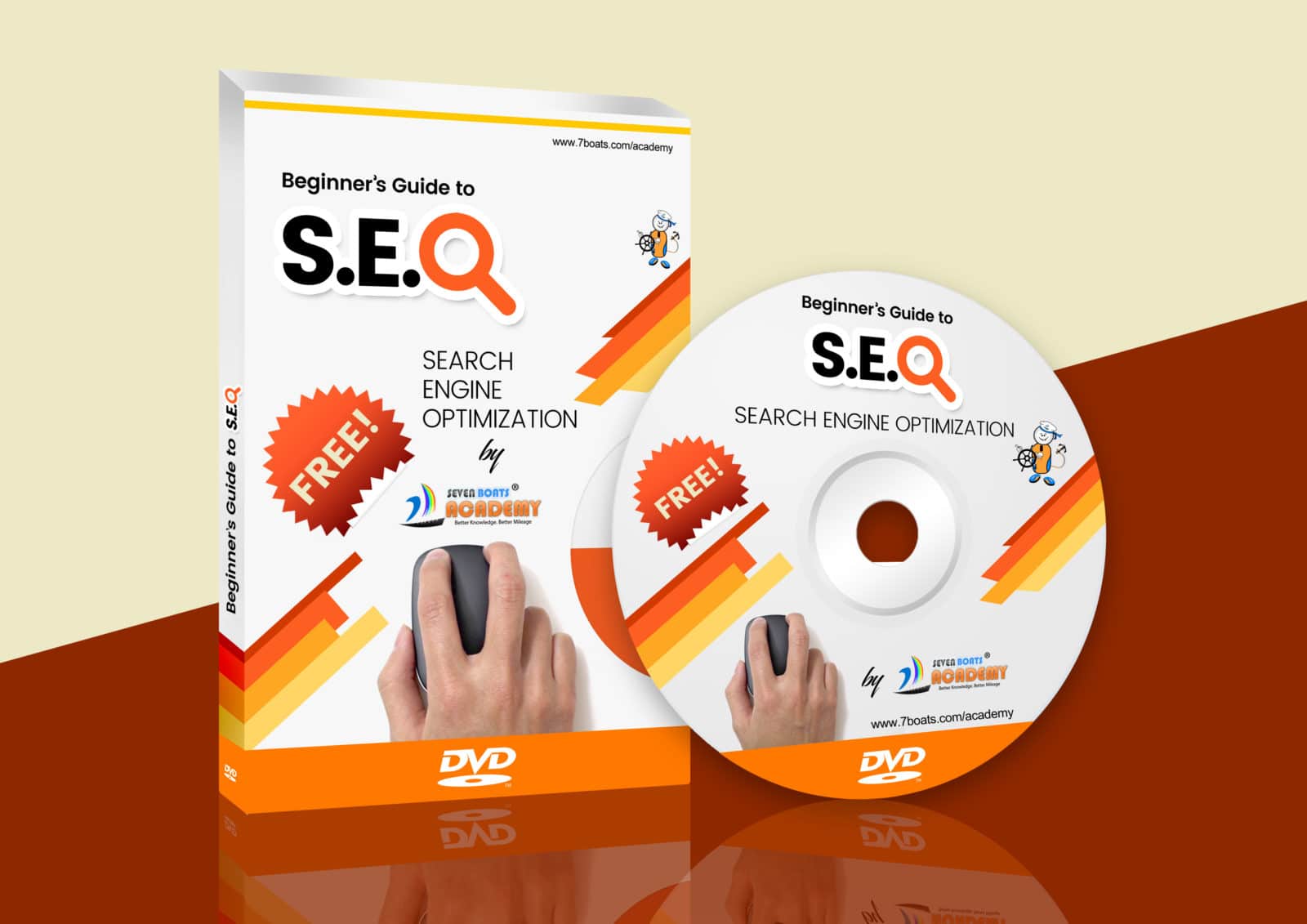 Free SEO Course 30 - New Revised 01 CD DVD Cover SEO guide