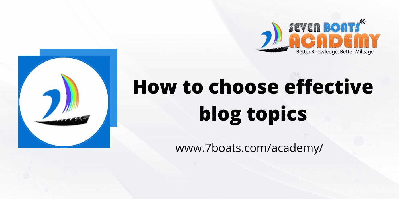 how to choose effective blog topics
