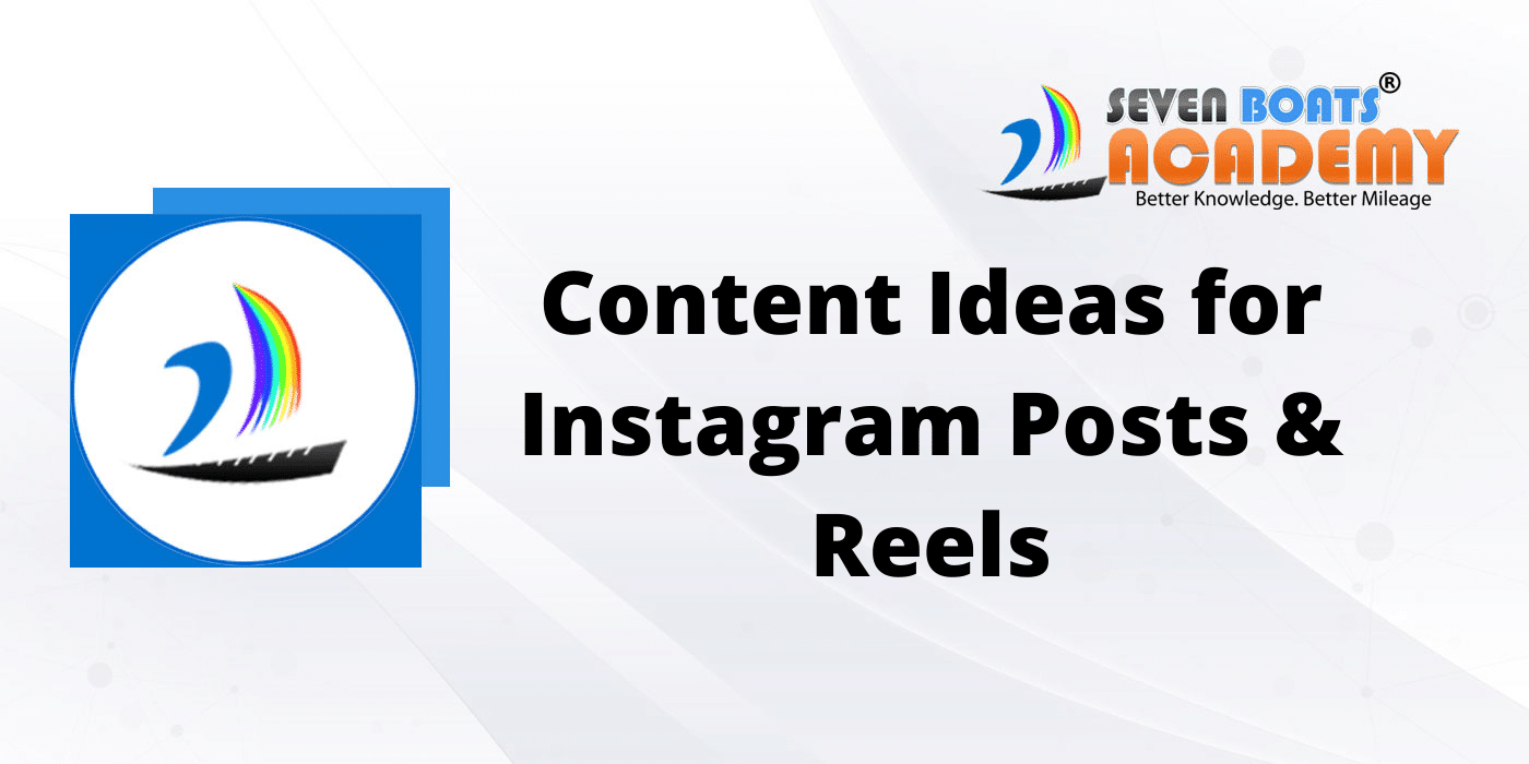 Content ideas for Instagram posts & reels