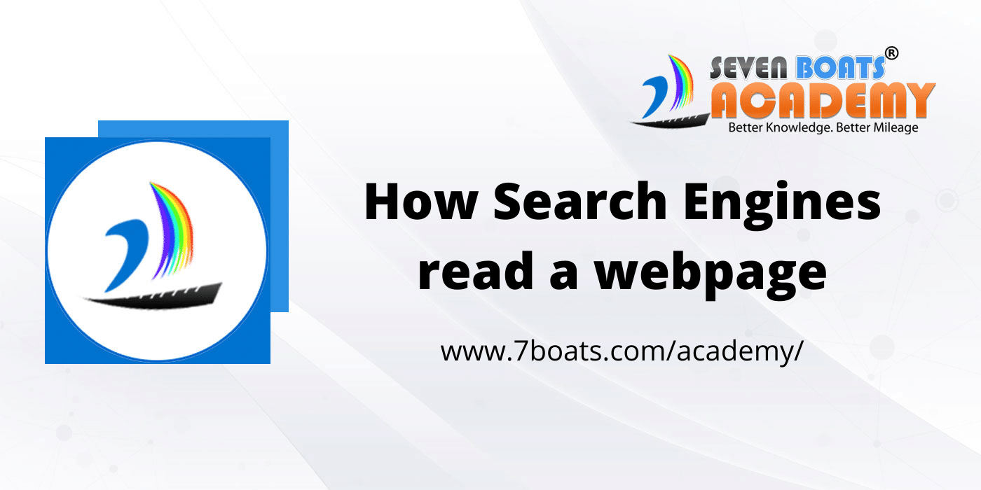 how search engines read a webpage