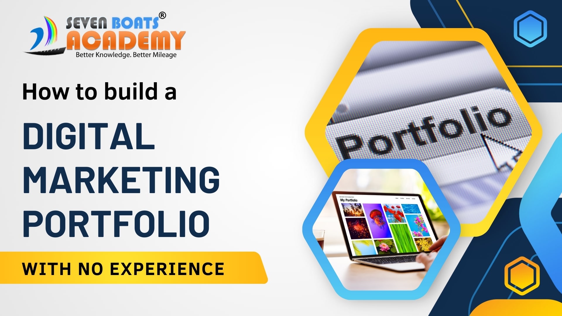 How to build a digital marketing portfolio with no experience