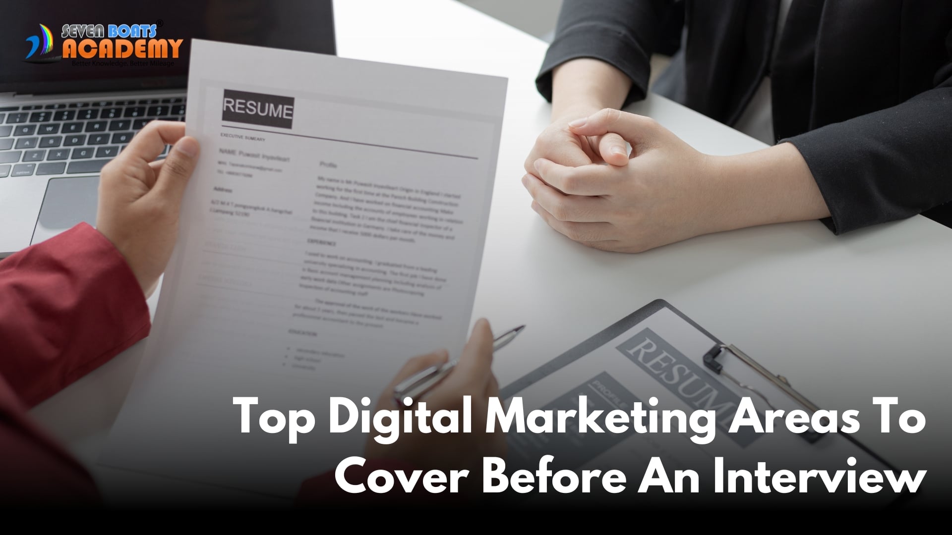 Top Digital Marketing Areas To Cover Before An Interview