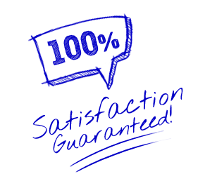 Internet Marketing 6 - 100satisfaction blue2 Satisfaction Guarantee 100% - Burst Badge Blue
