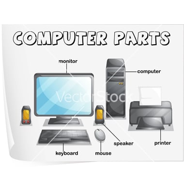 Computer parts diagram