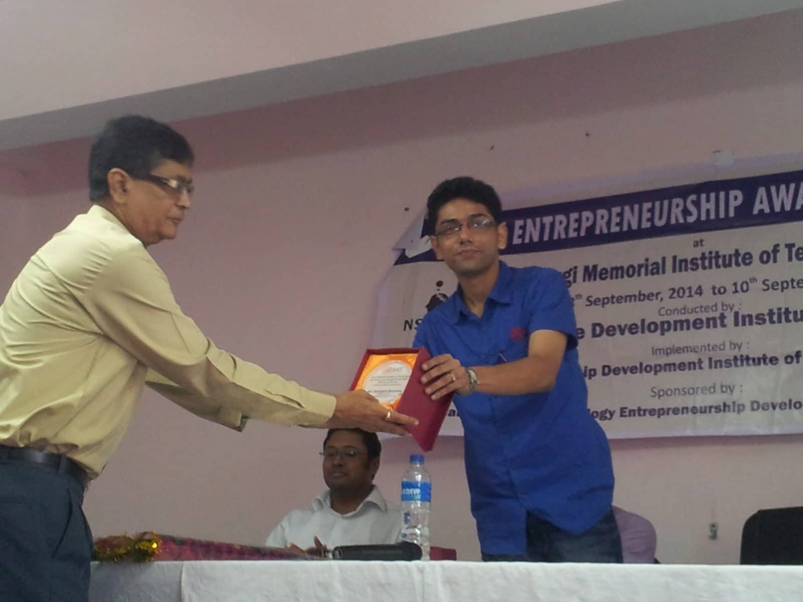 Seven Boats Info-System has been felicitated at GMIT 2 - 20140908 135125