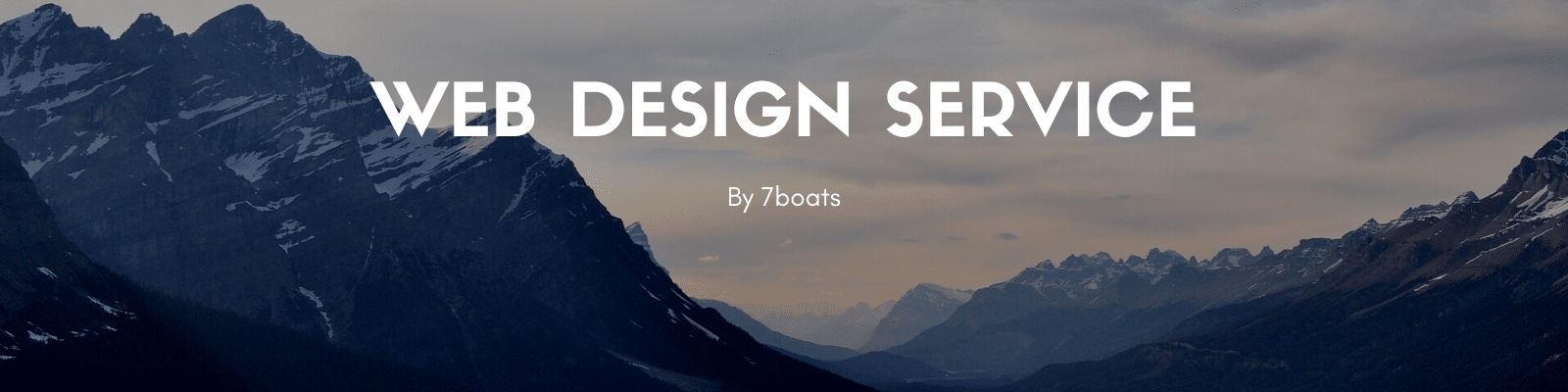Web Design Service by 7boats