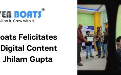 Seven Boats Felicitates Popular Bengali Digital Content Creator Jhilam Gupta